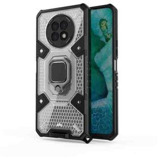 For Honor X20 Space PC+TPU Shockproof Case with Ring Holder(White)