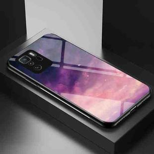 For Xiaomi Redmi Note 10 Pro 5G Starry Sky Painted Tempered Glass TPU Shockproof Protective Case(Dream Sky)