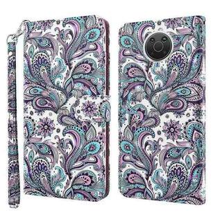 For Nokia G20 / G10 / 6.3 3D Painting Pattern Horizontal Flip TPU + PU Leather Case with Holder & Card Slots & Wallet(Swirl Pattern)