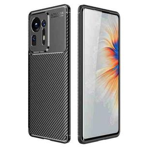 For Xiaomi Mi Mix 4 Carbon Fiber Texture Shockproof TPU Case(Black)