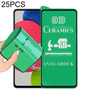 For Samsung Galaxy A52s 5G 25 PCS 9D Full Screen Full Glue Ceramic Film