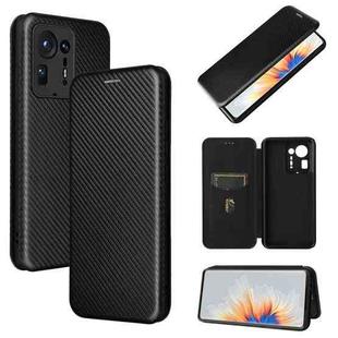 Carbon Fiber Texture Horizontal Flip TPU + PC + PU Leather Case with Card Slot For Xiaomi Mix 4(Black)