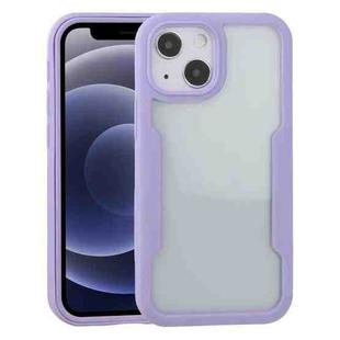 For iPhone 13 mini Acrylic + TPU 360 Degrees Full Coverage Shockproof Protective Case (Purple)