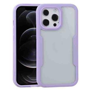 For iPhone 13 Pro Acrylic + TPU 360 Degrees Full Coverage Shockproof Protective Case (Purple)