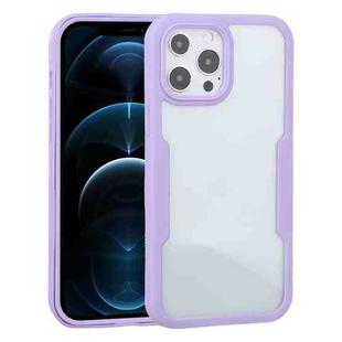 For iPhone 13 Pro Max Acrylic + TPU 360 Degrees Full Coverage Shockproof Protective Case (Purple)
