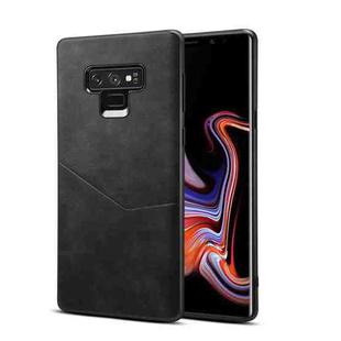 For Samsung Galaxy Note9 Skin Feel PU + TPU Protective Case with Card Slot(Black)