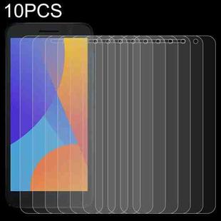 For Alcatel 1 2021 10 PCS 0.26mm 9H 2.5D Tempered Glass Film