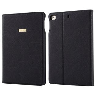 For iPad Mini 2019 & 4 GEBEI PU+TPU Horizontal Flip Protective Case with Holder & Card Slots(Black)