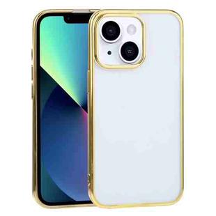 For iPhone 13 mini Ultra-thin Electroplating TPU Protective Case (Gold)
