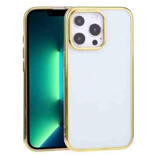 For iPhone 13 Pro Max Ultra-thin Electroplating TPU Protective Case (Gold)