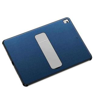 Plain Leather Texture Magnetic Buckle Shockproof Protective Case with Invisible Holder For iPad 10.2 2021 / 2020 / 2019 2020/2019(Blue)