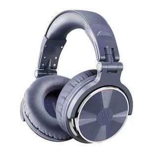 OneOdio Pro-10 Head-mounted Noise Reduction Wired Headphone with Microphone, Color:Grey Blue