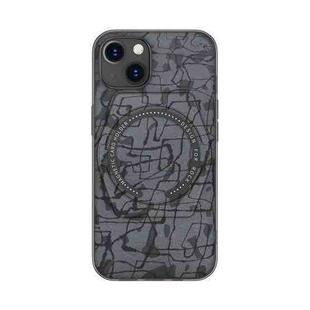 For iPhone 13 Pro ROCK SPACE Moca Magnetic Protective Case with Bracket For iPhone 13(Grey)