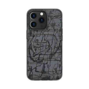 ROCK SPACE Moca Magnetic Protective Case with Bracket For iPhone 13 Pro(Grey)