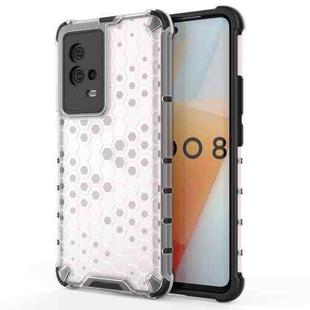 For Vivo iQOO 8 Shockproof Honeycomb PC + TPU Protective Case(White)