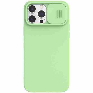 For iPhone 13 Pro Max NILLKIN CamShield Liquid Silicone + PC Full Coverage Case (Green)