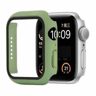 Shockproof PC+Tempered Glass Protective Case with Packed Carton For Apple Watch Series 6 & SE & 5 & 4 44mm(Mint Green)