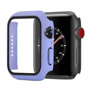 Shockproof PC+Tempered Glass Protective Case with Packed Carton For Apple Watch Series 3 & 2 & 1 42mm(Light Purple)