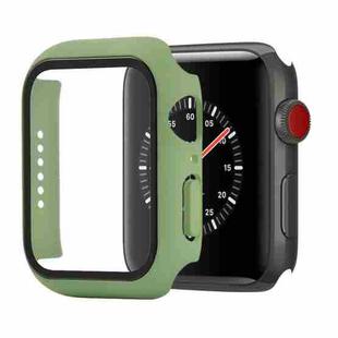 Shockproof PC+Tempered Glass Protective Case with Packed Carton For Apple Watch Series 3 & 2 & 1 42mm(Mint Green)