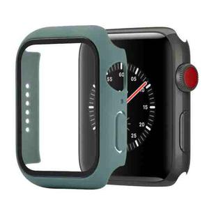 Shockproof PC+Tempered Glass Protective Case with Packed Carton For Apple Watch Series 3 & 2 & 1 42mm(Official Green)