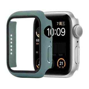 Shockproof PC+Tempered Glass Protective Case with Packed Carton For Apple Watch Series 6 & SE & 5 & 4 40mm(Official Green)