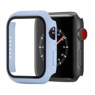Shockproof PC+Tempered Glass Protective Case with Packed Carton For Apple Watch Series 3 & 2 & 1 38mm(Ice Sea Blue)
