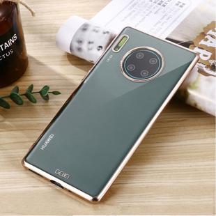 For Huawei Mate 30 Pro GEBEI Plating TPU Shockproof Protective Case(Champagne Gold)