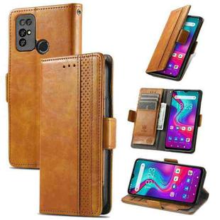For Doogee X96 Pro CaseNeo Business Splicing Dual Magnetic Buckle Horizontal Flip PU Leather Case with Holder & Card Slots & Wallet(Khaki)