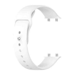 For Meizu Watch Silicone Watch Band, Size: One Size(White)