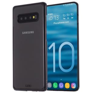 For Galaxy S10 GEBEI Shockproof  Plating PC Protective Case(Black)
