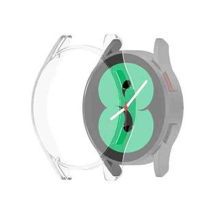 For Samsung Galaxy Watch4 40mm Half Coverage Hollowed PC Protective Case(Transparent White)