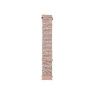 For Samsung Galaxy Watch3 41mm Nylon Loop Watch Band(Rose Pink)