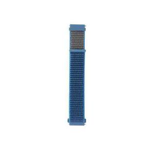 For Samsung Galaxy Watch3 41mm Nylon Loop Watch Band(Ocean Blue)