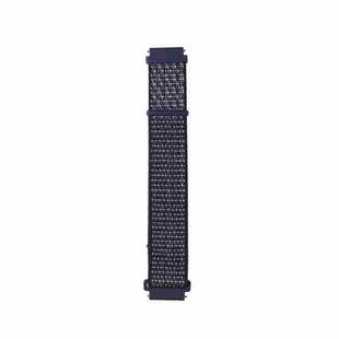 For Samsung Galaxy Watch3 41mm Nylon Loop Watch Band(Purple)