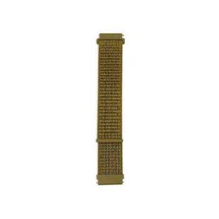 For Samsung Galaxy Watch3 41mm Nylon Loop Watch Band(Olive Green)