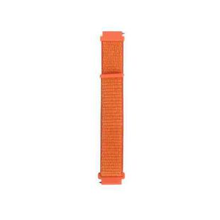 For Samsung Galaxy Watch3 41mm Nylon Loop Watch Band(Papaya)