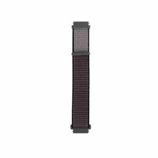 For Samsung Galaxy Watch3 41mm Nylon Loop Watch Band(Iron Grey)