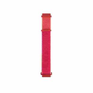 For Samsung Galaxy Watch3 41mm Nylon Loop Watch Band(Garnet)