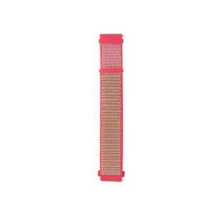 For Samsung Galaxy Watch3 41mm Nylon Loop Watch Band(Pink)