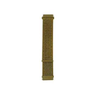 For Samsung Galaxy Watch3 45mm Nylon Loop Watch Band(Olive Green)