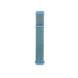 For Samsung Galaxy Watch3 45mm Nylon Loop Watch Band(Cornflower Blue)