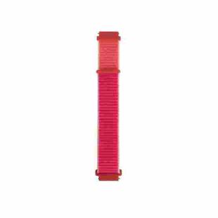 For Garmin Vivoactive 3 Nylon Loop Watch Band(Garnet)