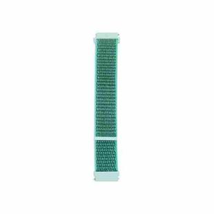 For Samsung Galaxy Watch4 Classic/Watch4 Nylon Loop Watch Band(Spcarmint)