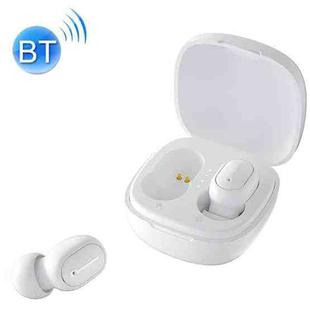 Mini Buds TWS IPX4 Waterproof Bluetooth Earphone with Magnetic Charging Box, Supports HD Calls(White)