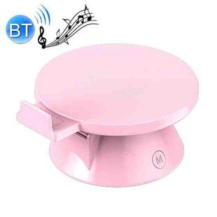 10W Multifunctional Universal Horizontal / Vertical Flash Charging Wireless Charger Bluetooth Speaker with USB Interface(Pink)