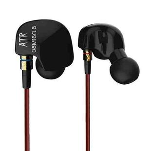 KZ ATR Standard Version 3.5mm Hanging Ear Sports Design In-Ear Style Wired Earphone, Cable Length: 1.2m(Black)