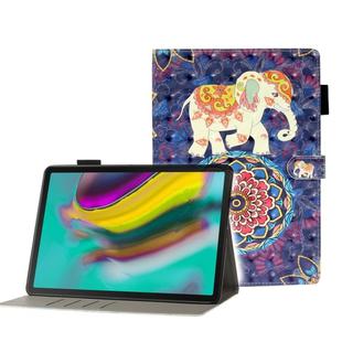 For Galaxy Tab S5e T720 3D Embossing Pattern Horizontal Flip Leather Case with Holder & Card Slots & Wallet(Elephant)