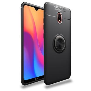 For Xiaomi Redmi 8A lenuo Shockproof TPU Protective Case with Invisible Holder(Black)