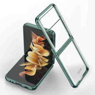 For Samsung Galaxy Z Flip3 5G GKK Phantom TPU + Plating Protective Case(Green)