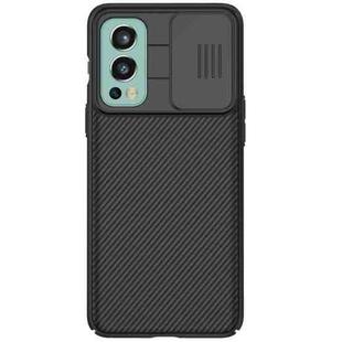 For OnePlus Nord 2 5G NILLKIN Black Mirror Series PC Camshield Full Coverage Dust-proof Scratch Resistant Phone Case(Black)